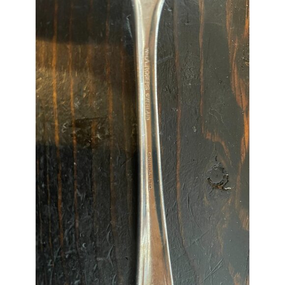 Set of 6 Vintage Wm A Rogers Overlaid Floral II 1938 7 7/8" Silverplated Forks - Picture 3 of 6